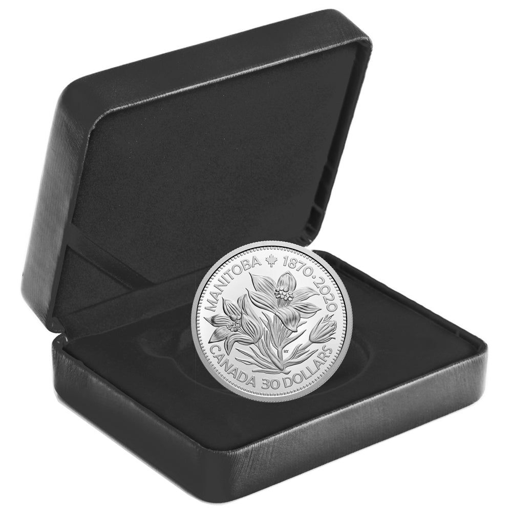 2020 Canada $30 Manitoba 150: United in Celebration Fine Silver Coin (No Tax)