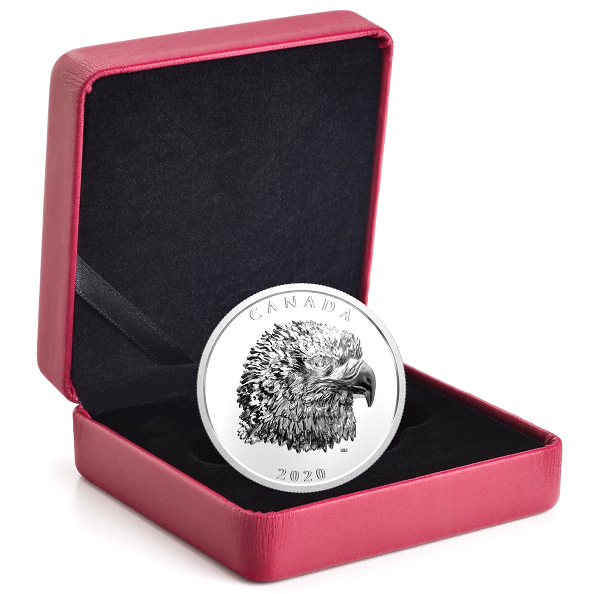 2020 Canada $25 Proud Bald Eagle Fine Silver Coin (TAX Exempt)