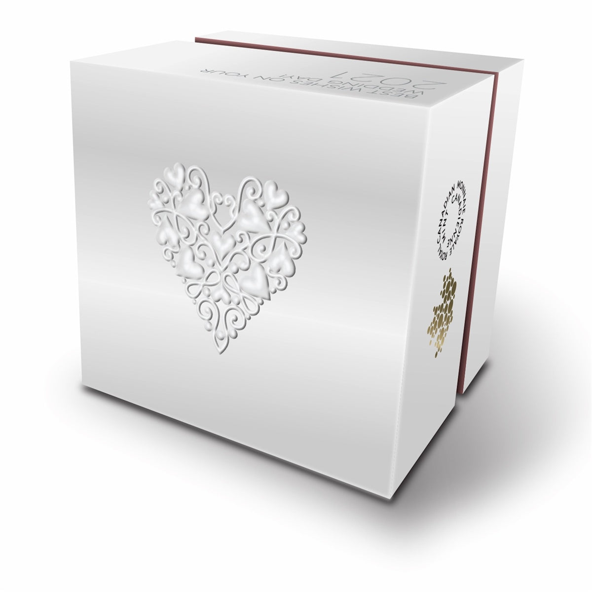 2021 Canada $20 Best Wishes on Your Wedding Day Fine Silver (No Tax)