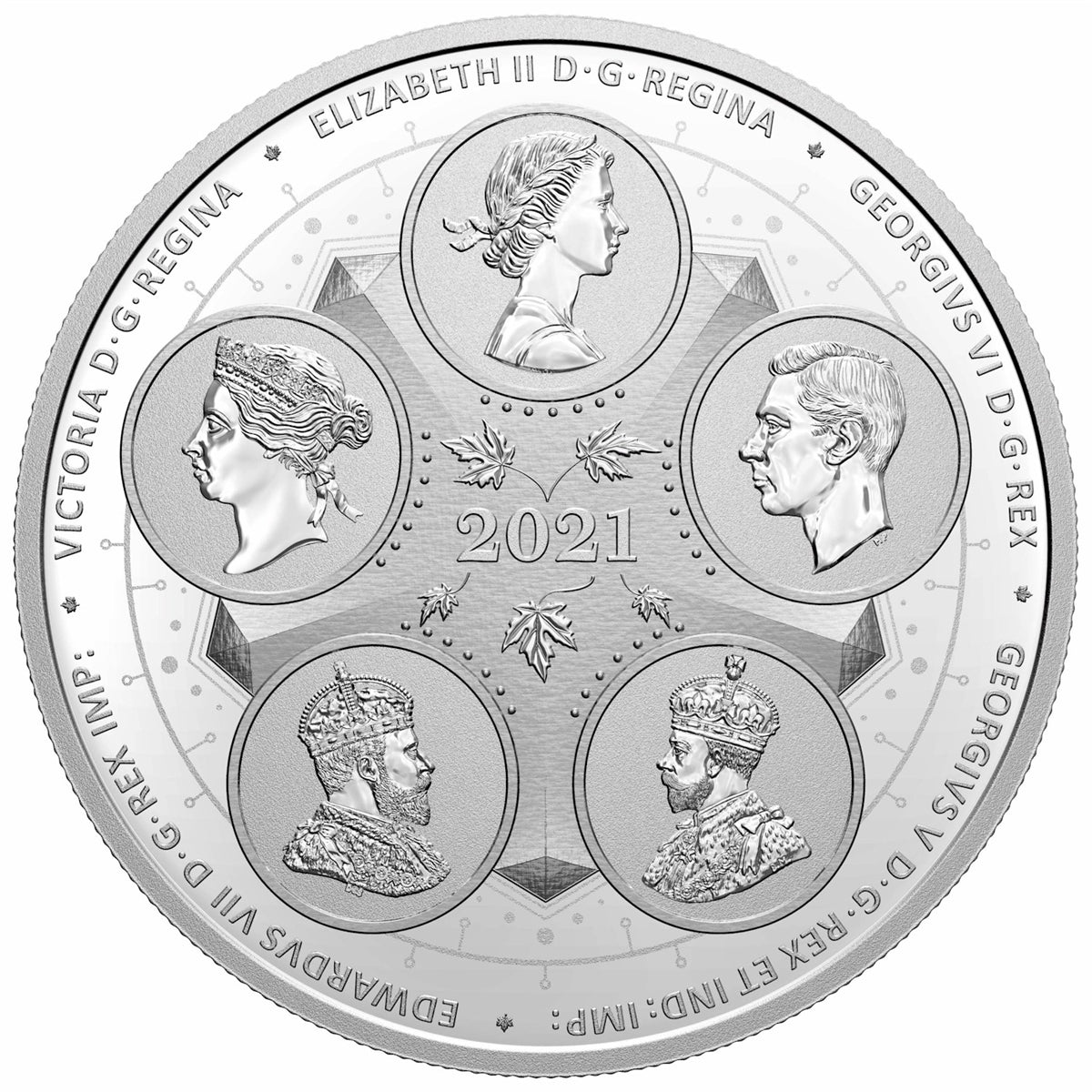 2021 Canada $50 First 100 Years of Confederation: An Emerging Country Silver (No Tax)