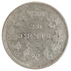 1858 Coinage Canada 20-cents EF-AU (EF45) $