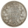 1858 Coinage Canada 20-cents F-VF (F15) $