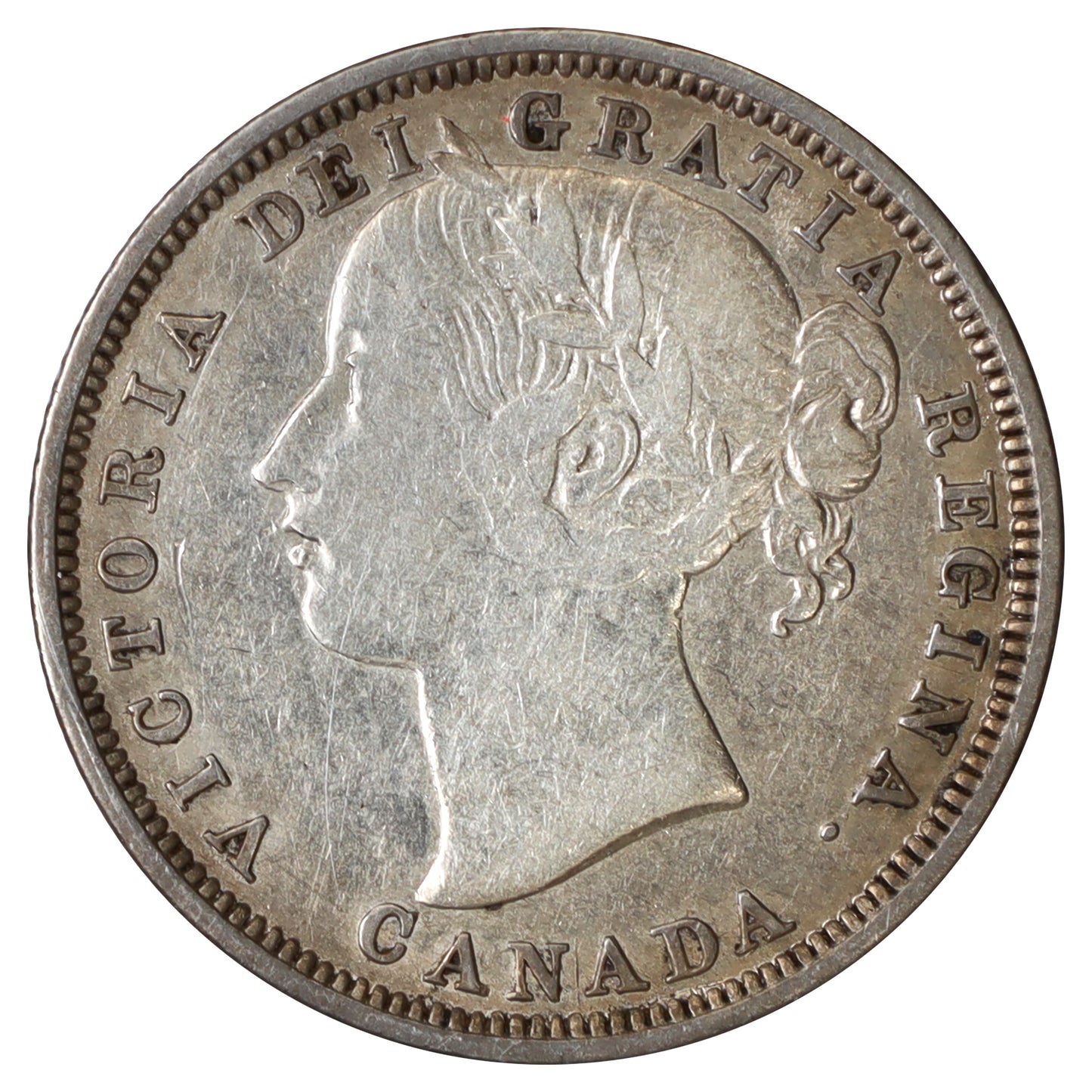 1858 Coinage Canada 20-cents Very Fine (VF20) $