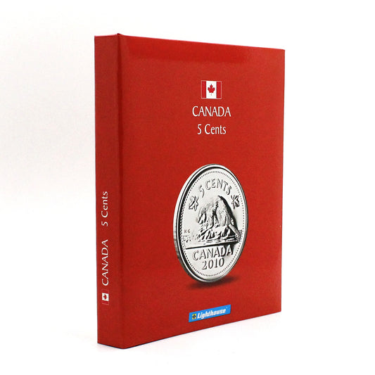 1922-1970 Canada 5-cents collection in Kaskade Collector Album