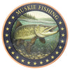 Muskie Fishing Coloured 5oz. .999 Fine Copper