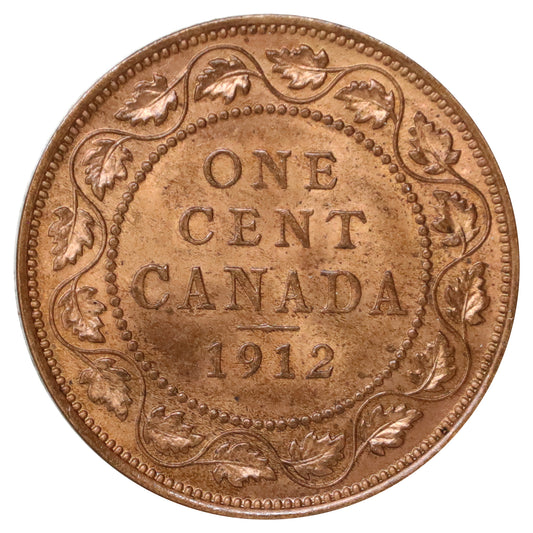 1912 Canada 1-cent Choice Brilliant Uncirculated (MS64) $
