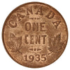 1935 Canada 1-cent Brilliant Uncirculated (MS63)