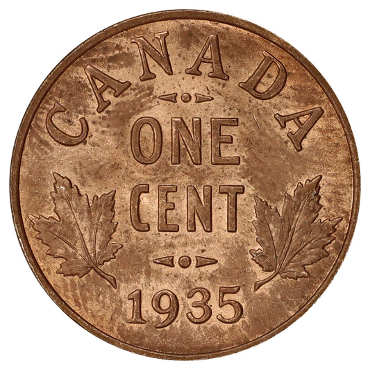 1935 Canada 1-cent Brilliant Uncirculated (MS63)