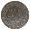 1882H Obv. 1 Single Serif Ns Canada 1-cent Very Fine (VF20)
