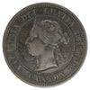1882H Obv. 1 Single Serif Ns Canada 1-cent Very Fine (VF20)