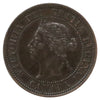 1891 SDLL Obv. 3 Canada 1-cent Extra Fine (EF40) $