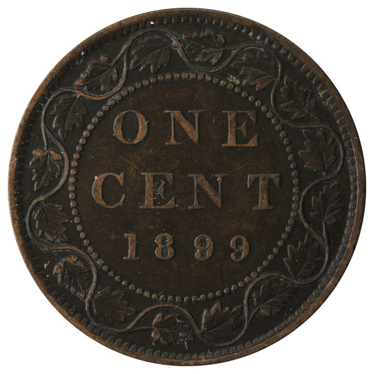 1899 Canada 1-cent VF-EF (VF30)