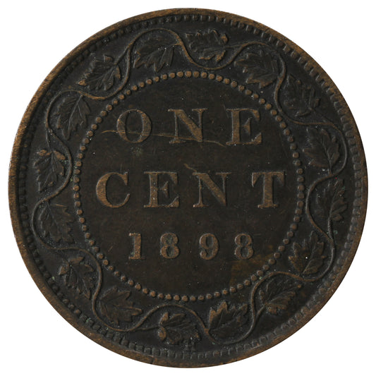 1898H Canada 1-cent VF-EF (VF30)