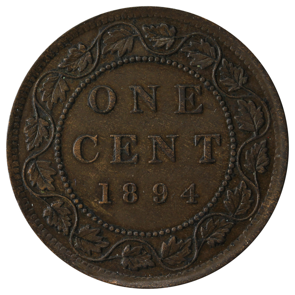 1894 Canada 1-cent VF-EF (VF-30)
