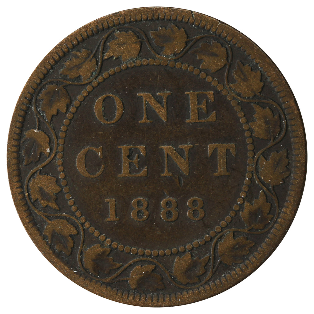 1888 Canada 1-cent Very Good (VG-8)