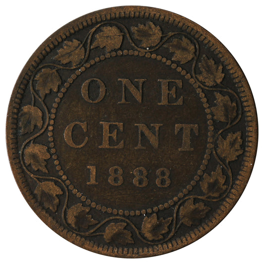 1888 Canada 1-cent VG-F (VG10)