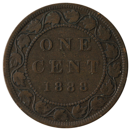 1888 Canada 1-cent Fine (F12)