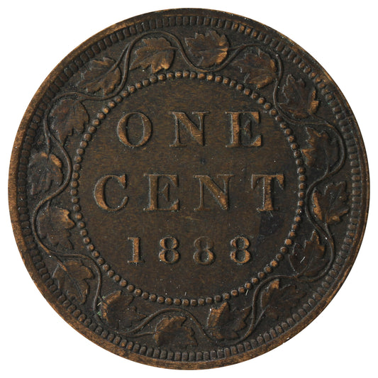 1888 Canada 1-cent Extra Fine (EF40)