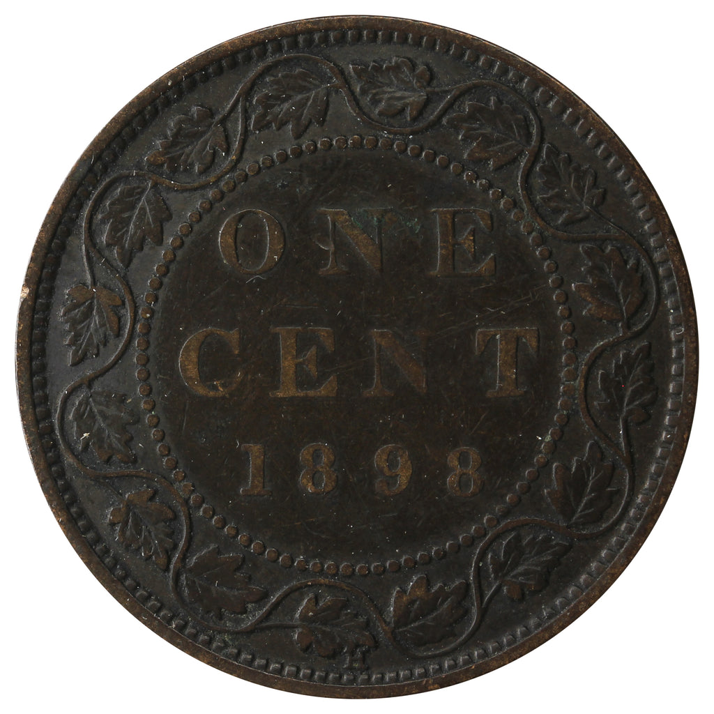 1898H Canada 1-cent Fine (F-12)