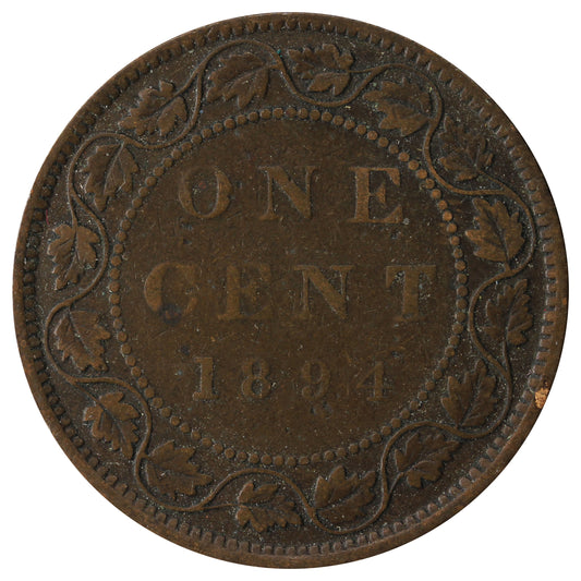 1894 Canada 1-cent Fine (F-12)