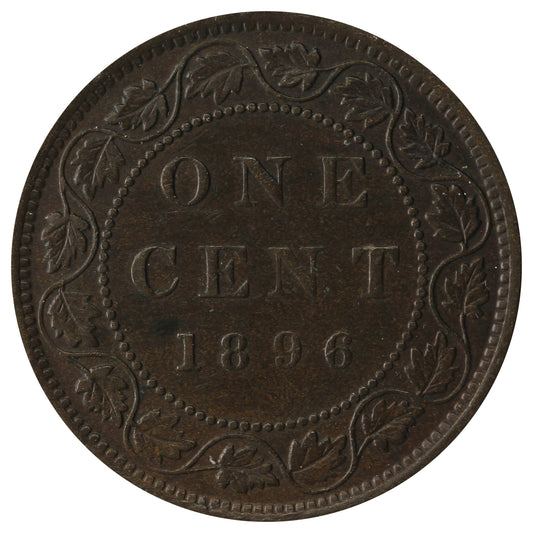 1896 Canada 1-cent Extra Fine (EF40)