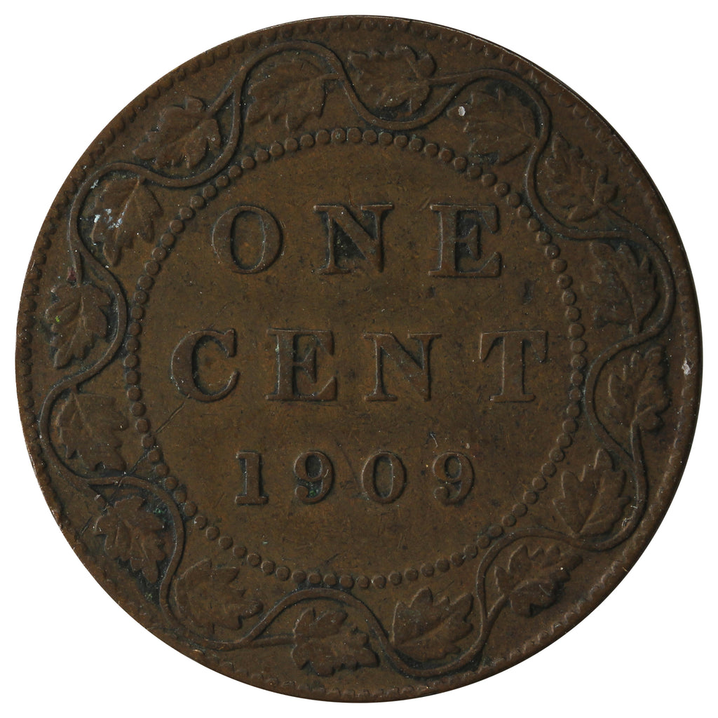 1909 Canada 1-cent Fine (F-12)