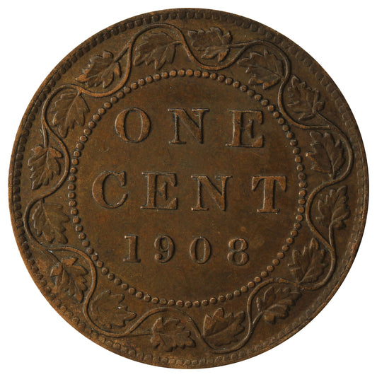 1908 Canada 1-cent Extra Fine (EF-40)
