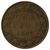 1907 Canada 1-cent F-VF (F-15)