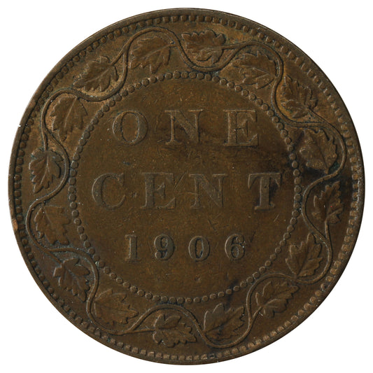 1906 Canada 1-cent VG-F (VG10)