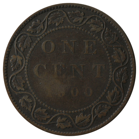 1900 Canada 1-cent Fine (F12)