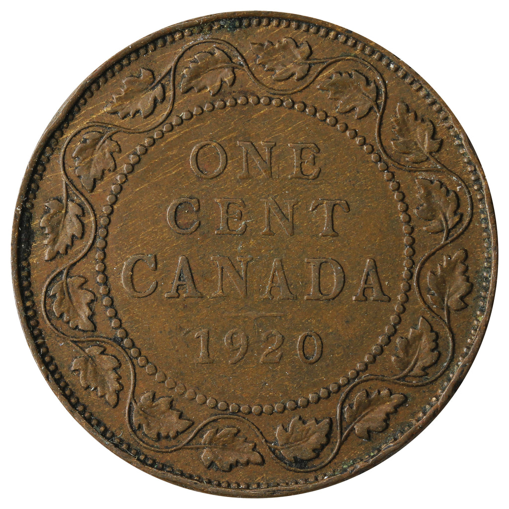 1920 Large Canada 1-cent VF-EF (VF-30)