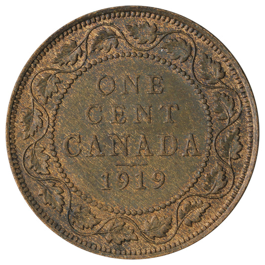 1919 Canada 1-cent AU-UNC (AU55)