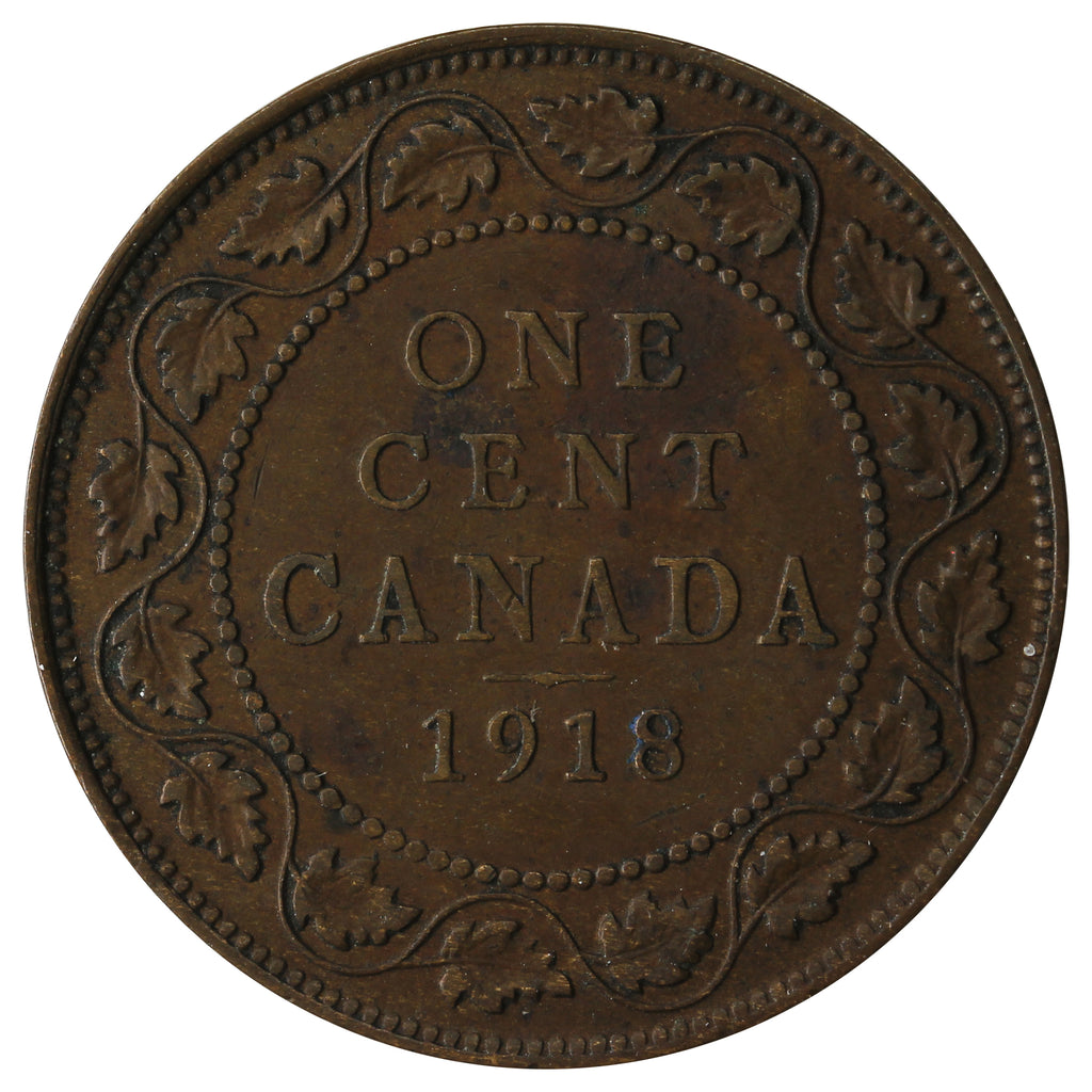 1918 Canada 1-cent Very Fine (VF-20)