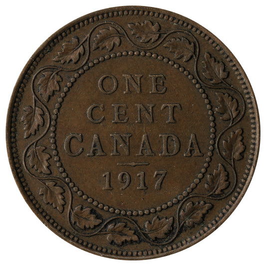 1917 Canada 1-cent Very Fine (VF20)