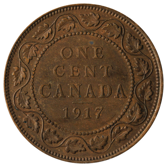 1917 Canada 1-cent VF-EF (VF30)