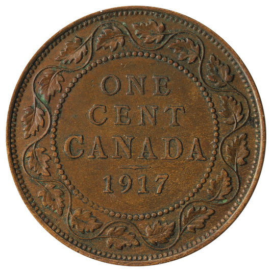 1917 Canada 1-cent Extra Fine (EF40)