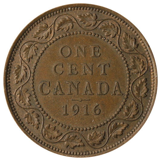 1916 Canada 1-cent Extra Fine (EF40)