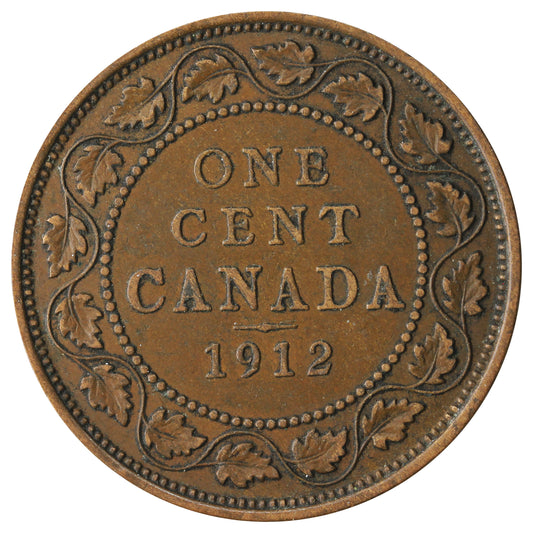 1912 Canada 1-cent VF-EF (VF30)
