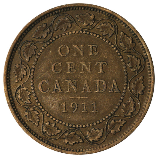 1911 Canada 1-cent Very Fine (VF20)