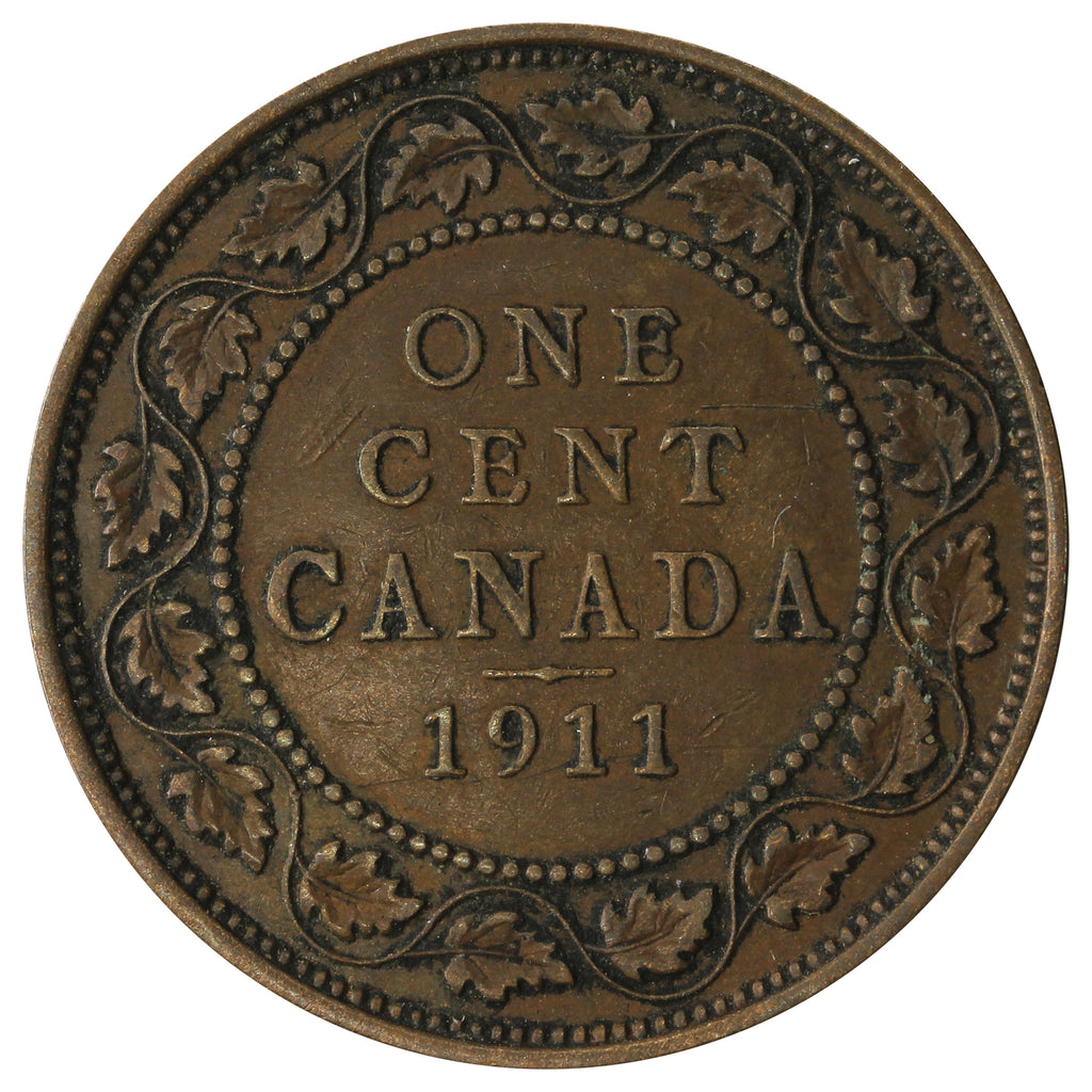 1911 Canada 1-cent Extra Fine (EF-40)