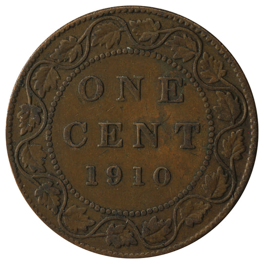 1910 Canada 1-cent Very Good (VG8)