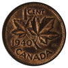 1940 Canada 1-cent Almost Uncirculated (AU50)