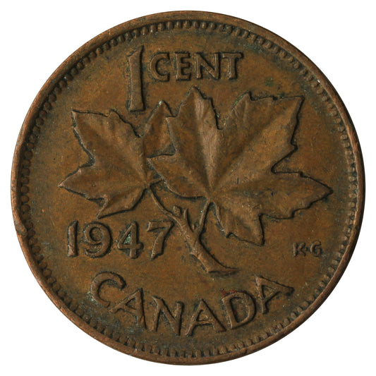 1947 Canada 1-cent Circulated