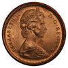 1965 Var. 3 LB B5 Canada 1-cent Brilliant Uncirculated (MS-63)