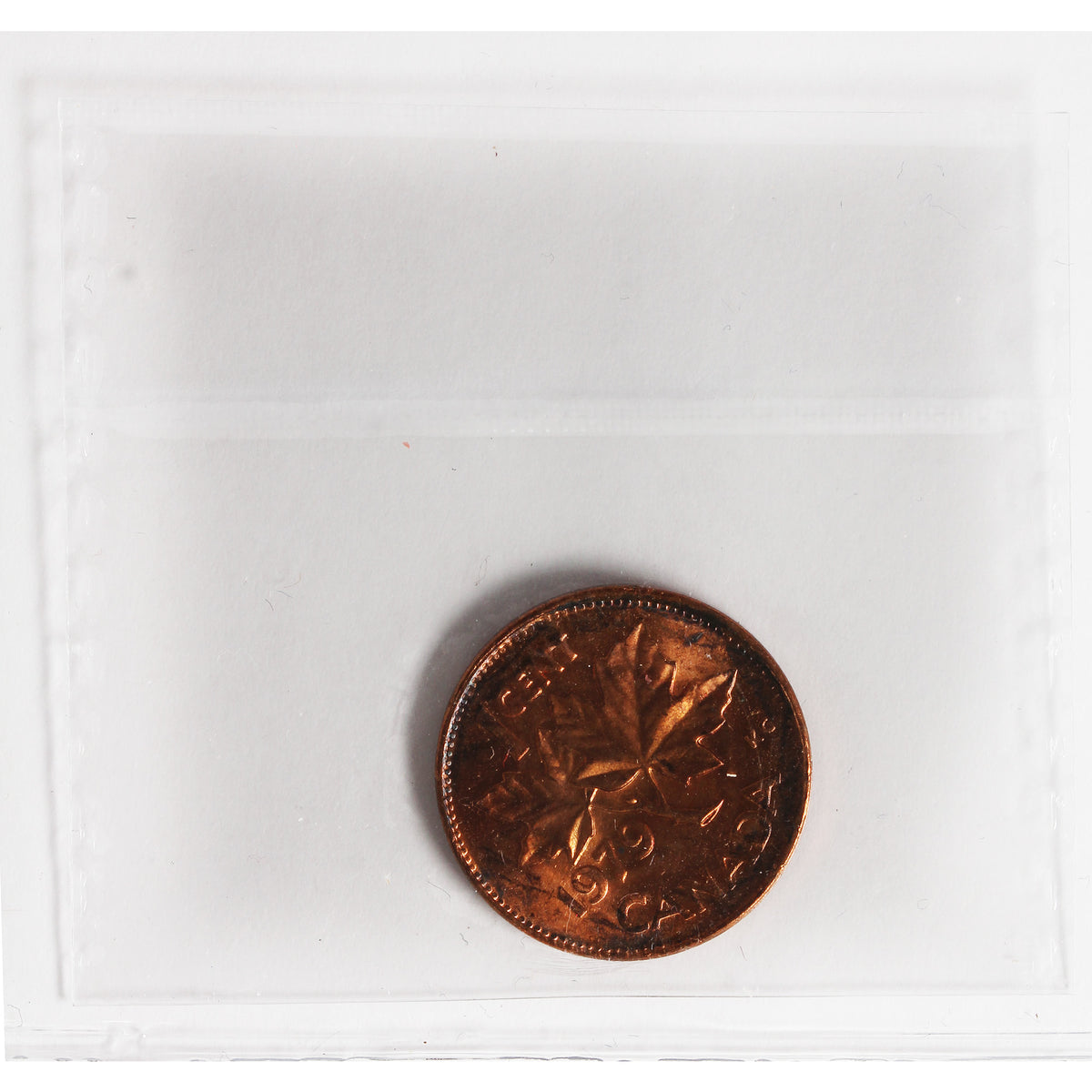 1979 Double 9 Canada 1-cent ICCS Certified MS66 Red