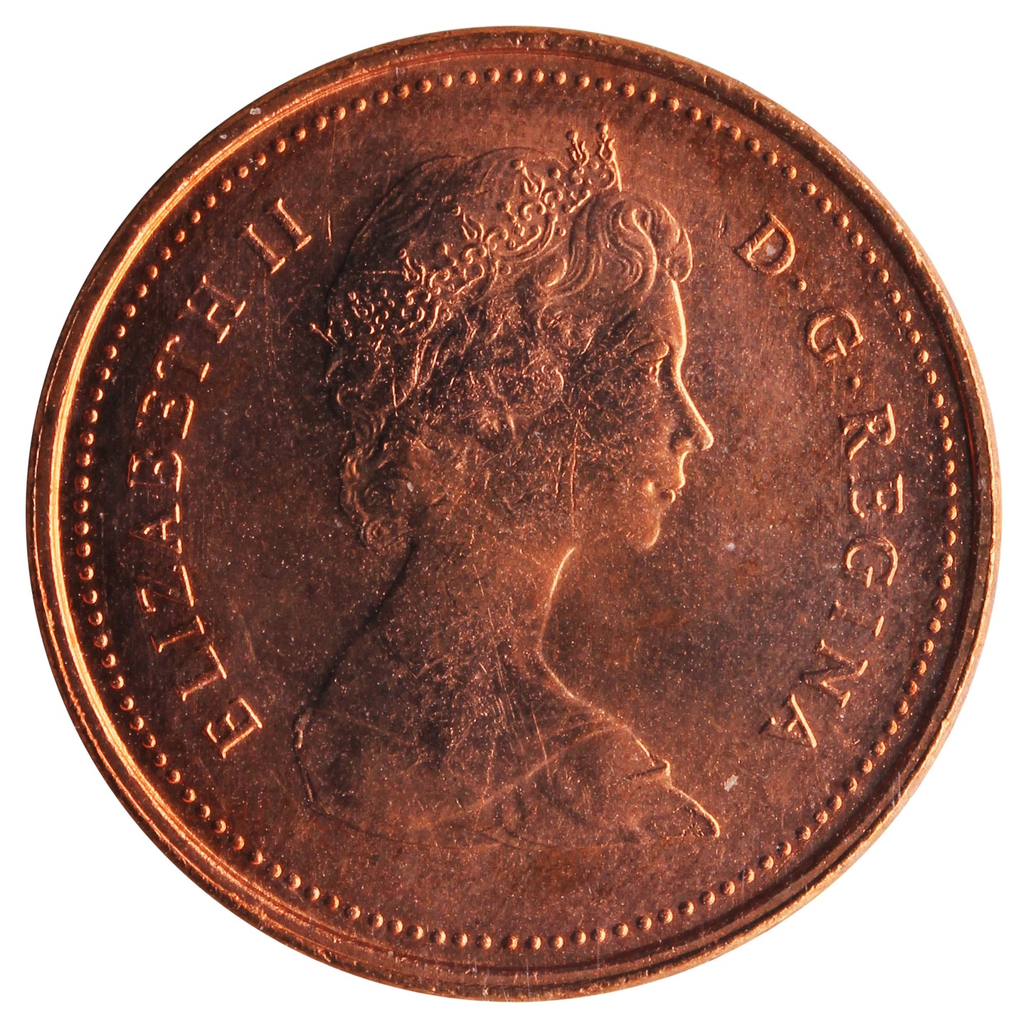 1981 Canada 1-cent ICCS Certified MS66 Red