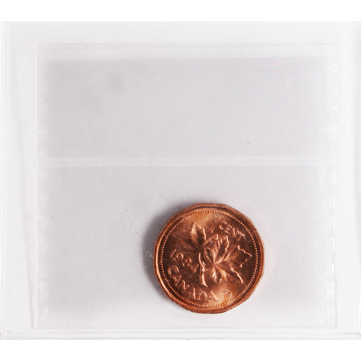 1984 Canada 1-cent ICCS Certified MS64 Red
