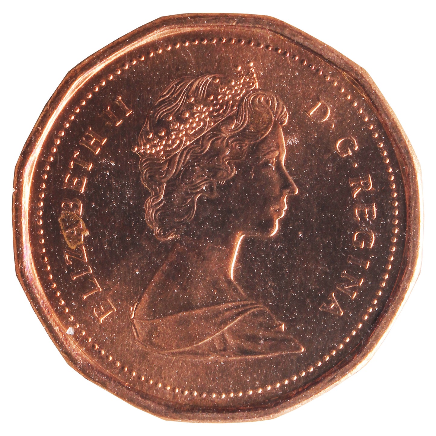 1988 Canada 1-cent ICCS Certified MS66 Red