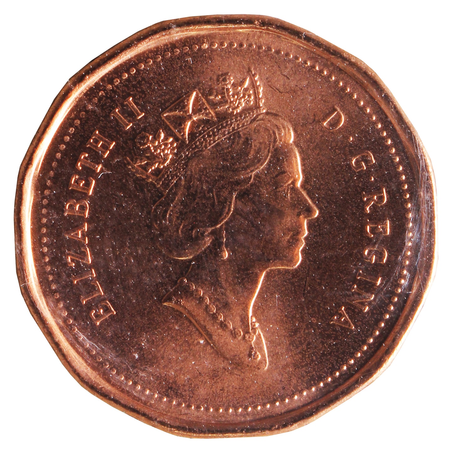 1996 Canada 1-cent ICCS Certified MS-64 Red