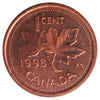 1998 Canada 1-cent ICCS Certified MS-65 Red